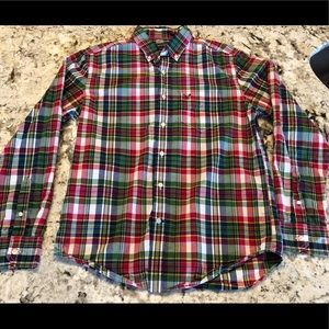 American Eagle Plaid Button Down Shirt